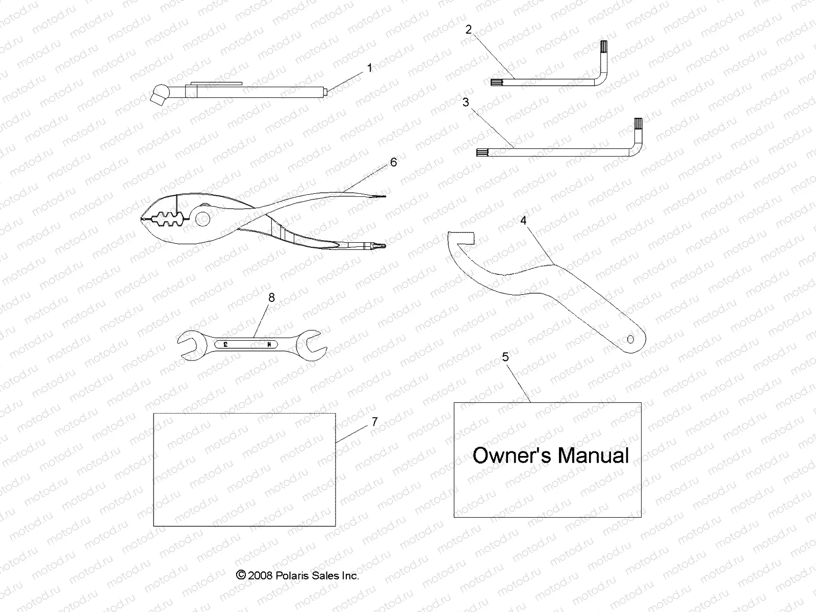 REFERENCES | REFERENCES, TOOL KIT and OWNERS MANUALS - R16RMAE4G8/G9/N8 (49RGRTOOL10SDW)
