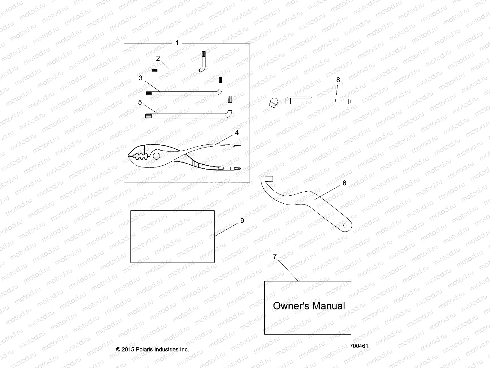 REFERENCES | REFERENCES, TOOL KIT and OWNERS MANUALS - R16RTED1F1 (700461)