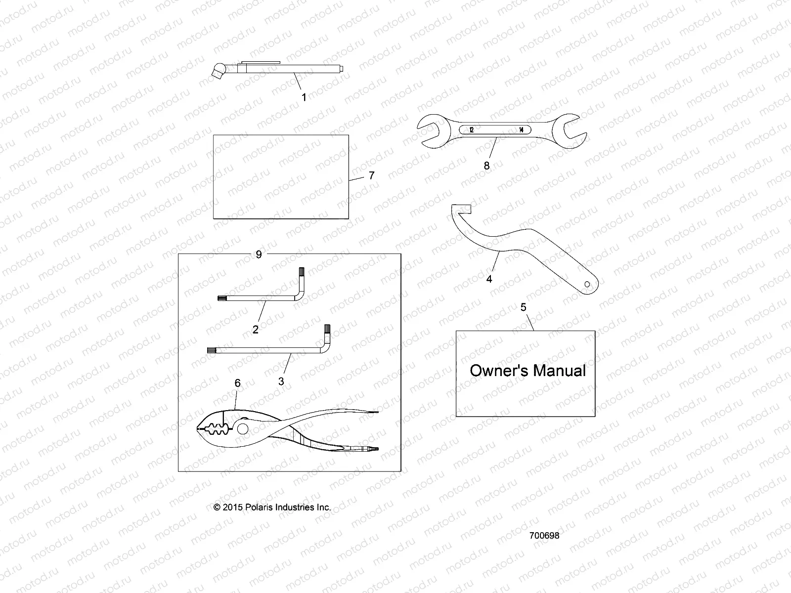 REFERENCES | REFERENCES, TOOL KIT and OWNERS MANUALS - R17RMAL4G9 (700698)