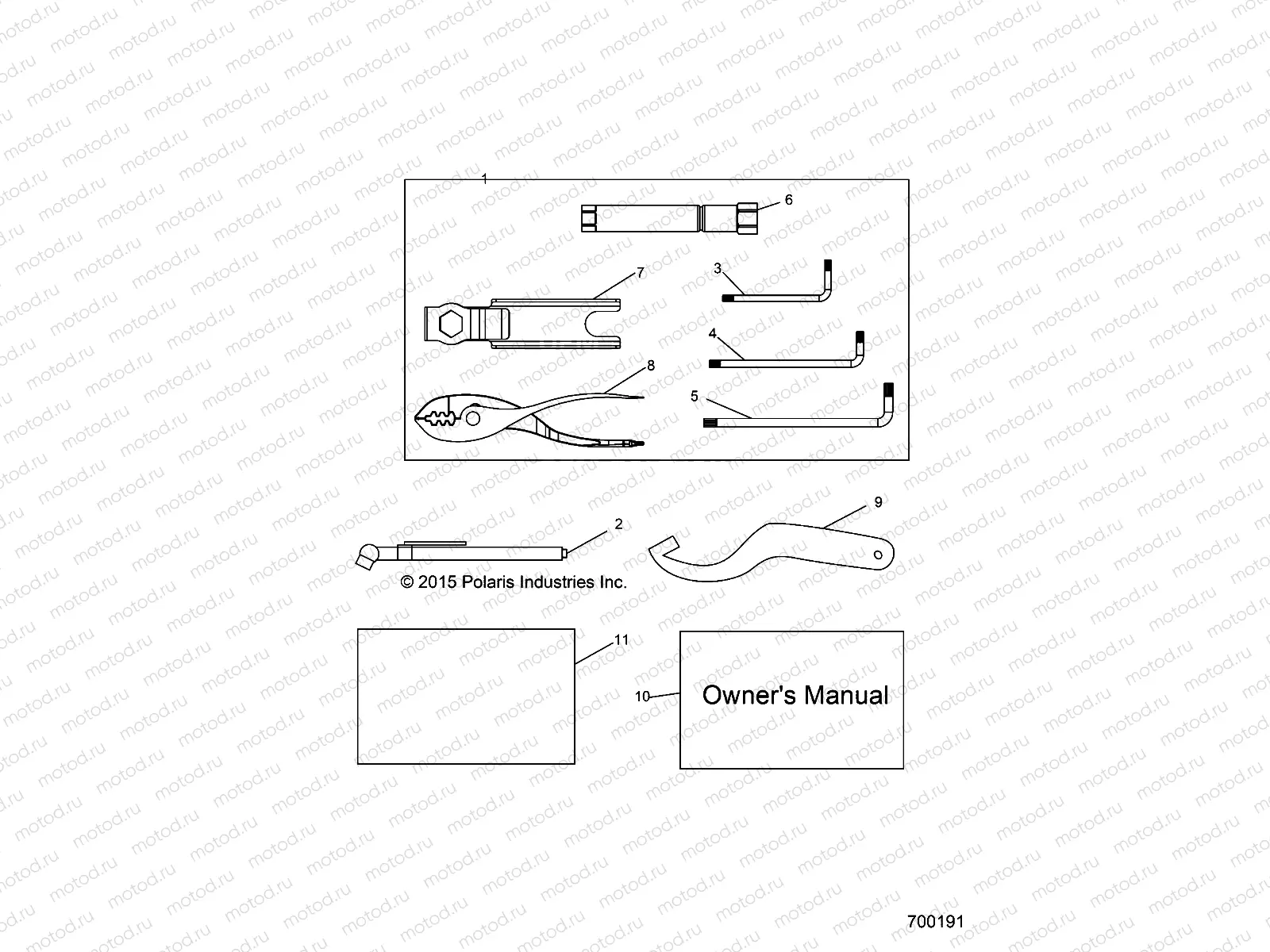 REFERENCES | REFERENCES, TOOL KIT and OWNERS MANUALS - R20MAA57K1 (700191)