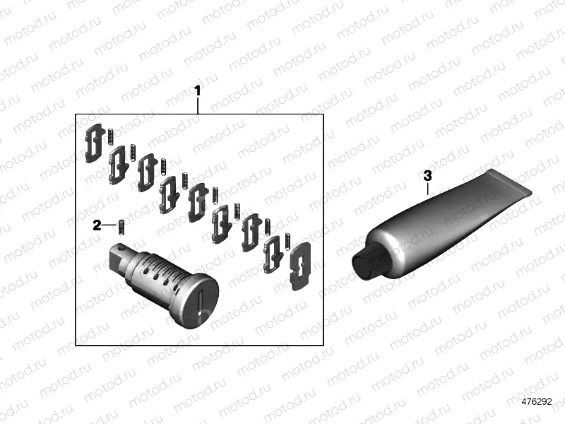 REP.KIT F LOCK CYLINDER