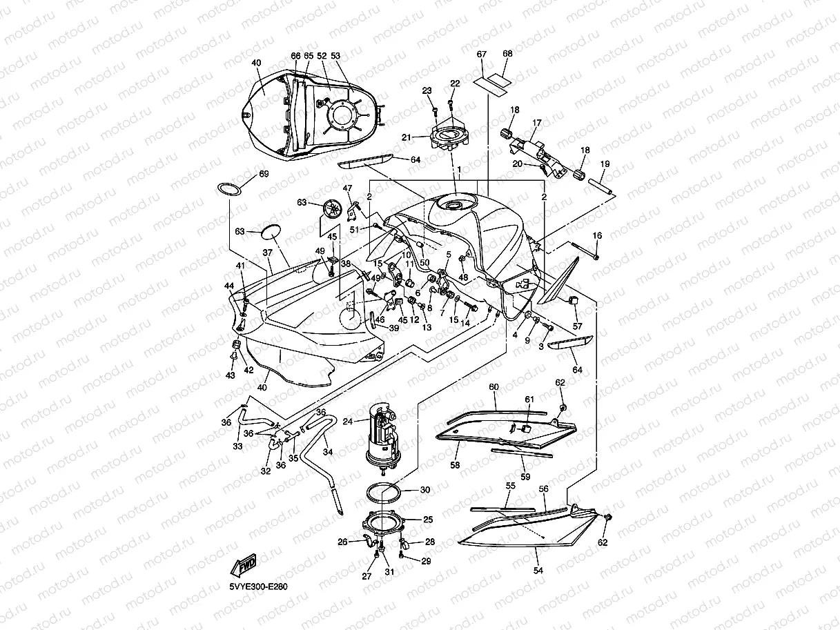RESERVOIR A CARBURANT