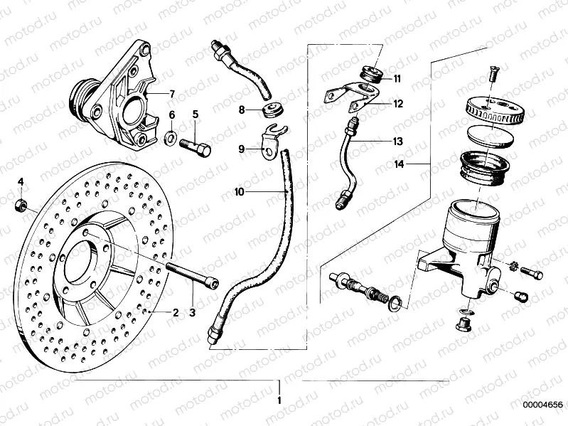 Retrofit kit, double disc brake