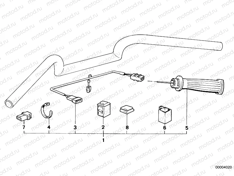 Retrofit kit, heated handle
