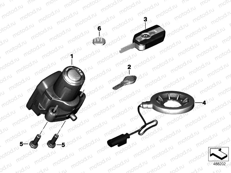 RF remote control locking system