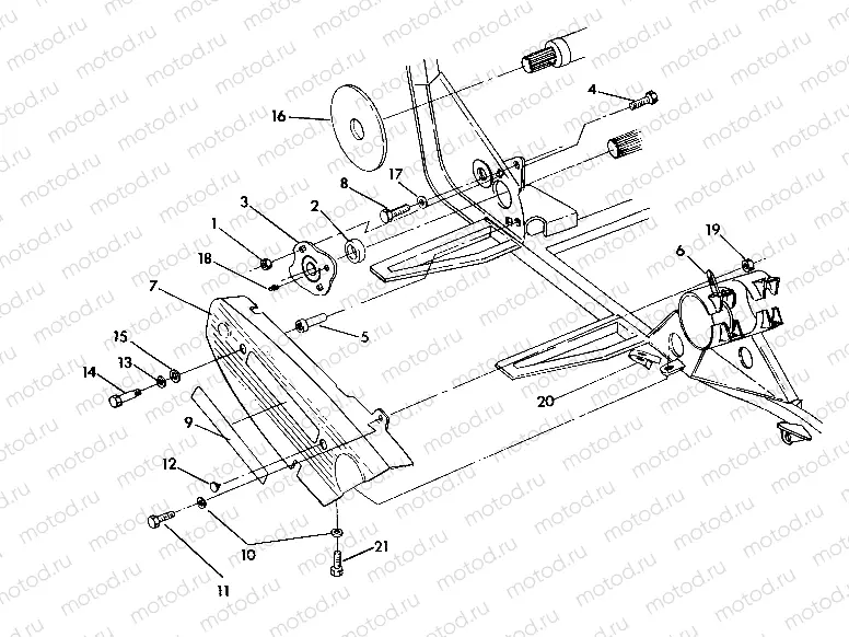 RH CHAIN COVER ASSEMBLY 250 6x6 / W928727 (4922842284030A) | RH CHAIN COVER ASSEMBLY 250 6x6 / W928727 (4922842284030A)