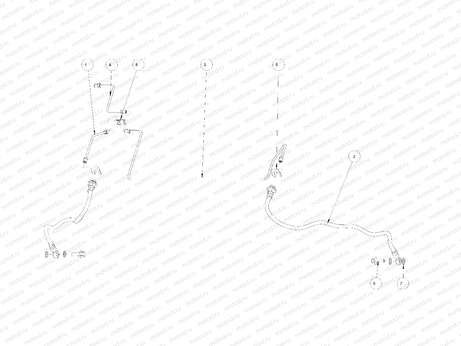RH DRIVE | RH DRIVE, BRAKE LINES, FRONT - e2/e4/eS/eL/eLXD (49GEMRHDRIVE11BRAKE)