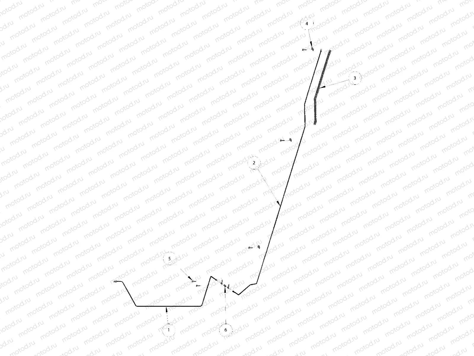 RH DRIVE | RH DRIVE, BRAKE LINES MID - L12G4A/L12G4S (49GEMRHDRIVE11BRAKEE4)