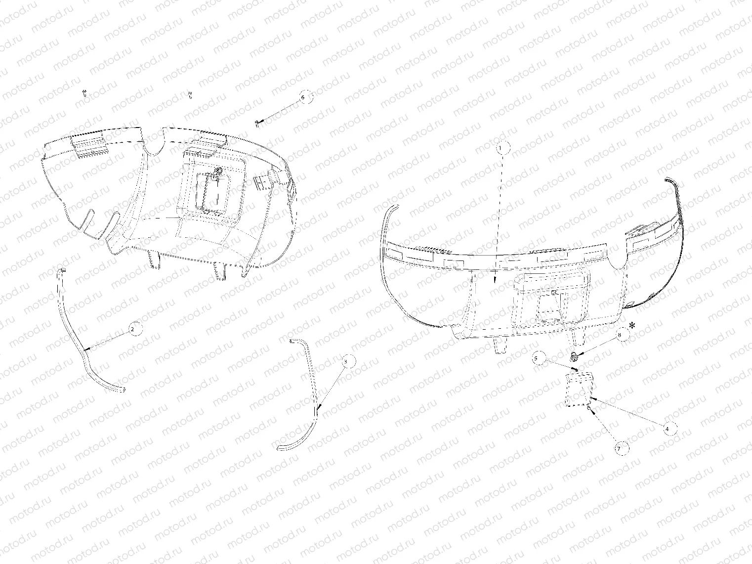 RH DRIVE | RH DRIVE, DASH LOWER - e2/e4/eS/eL/eLXD (49GEMRHDRIVE11DASHE2)
