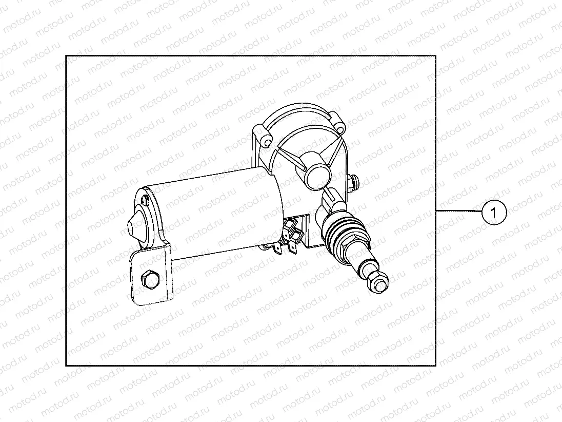 RH DRIVE | RH DRIVE, WIPER MOTOR - e2/e4/eS/eL/eLXD (49GEMRHDRIVE11WIPER)