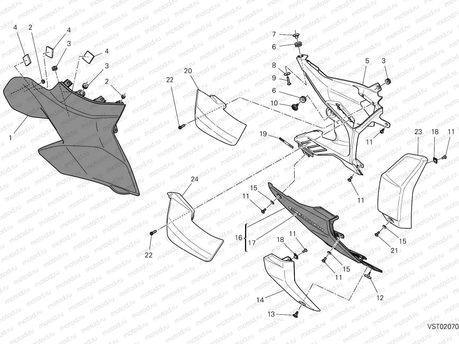 RH FAIRING [MOD:SFV4]