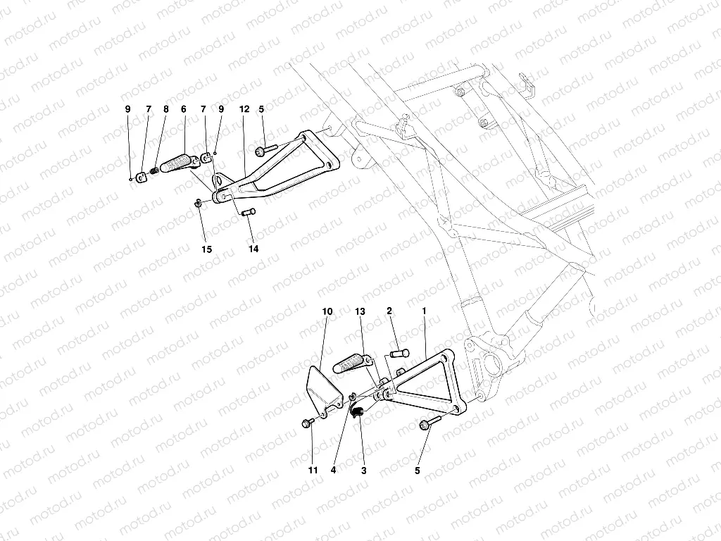 R.H. FOOT RESTS