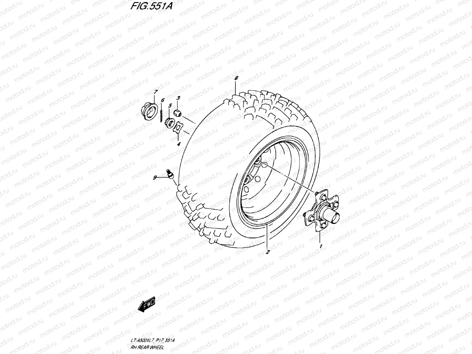 RH REAR WHEEL