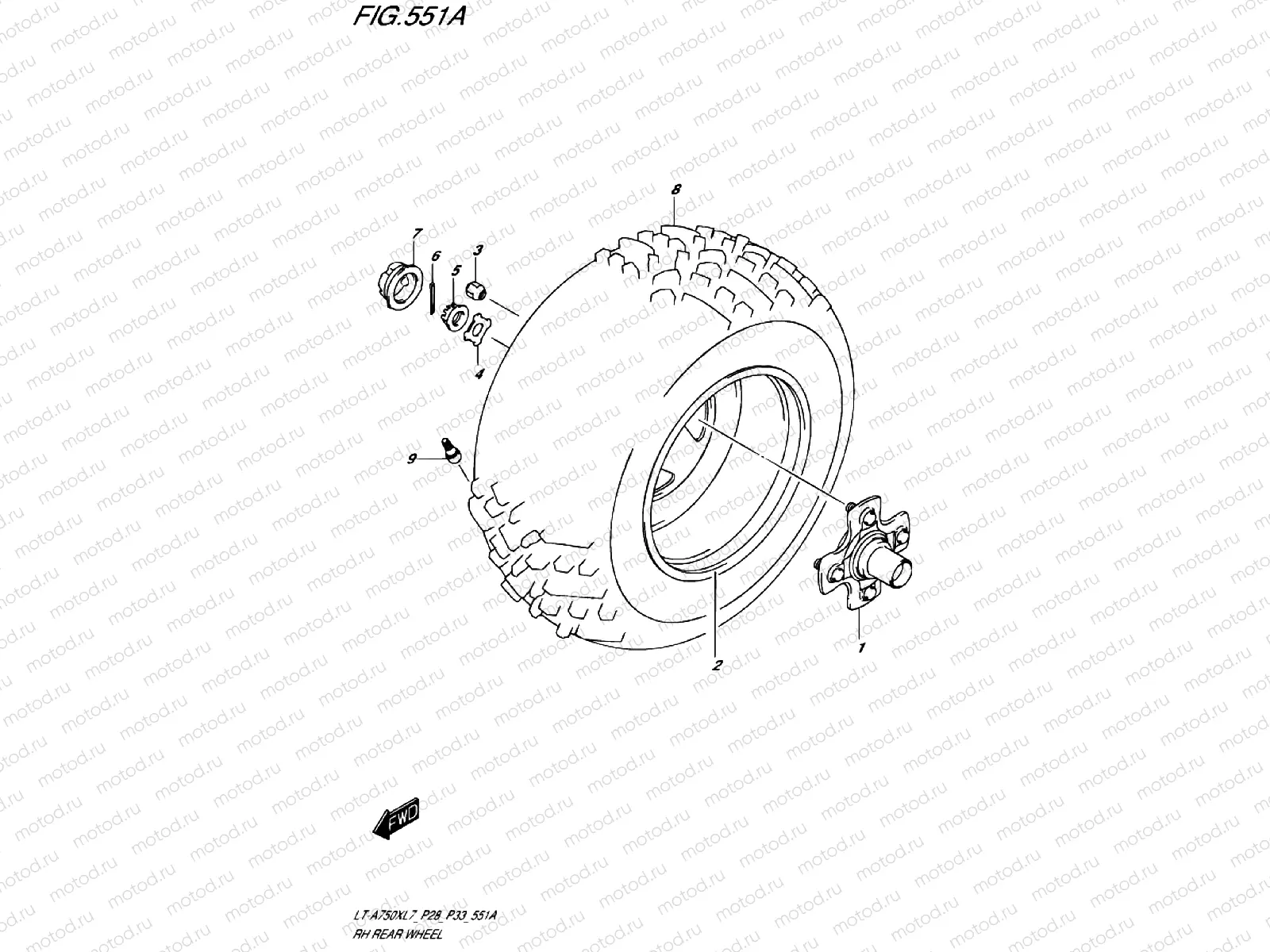 RH REAR WHEEL