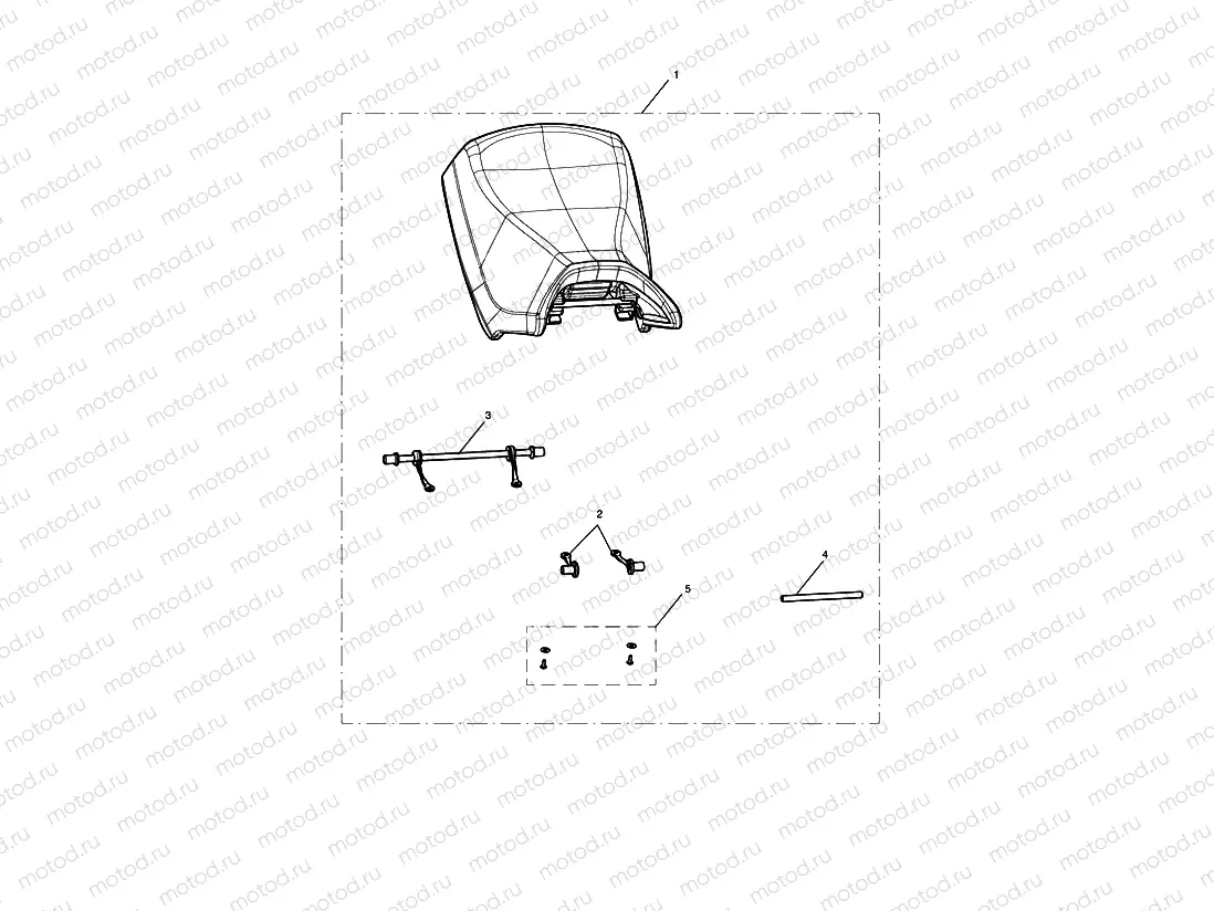 Rider Seat Assy, High