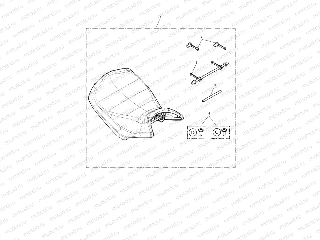 Rider Seat Assy, Low