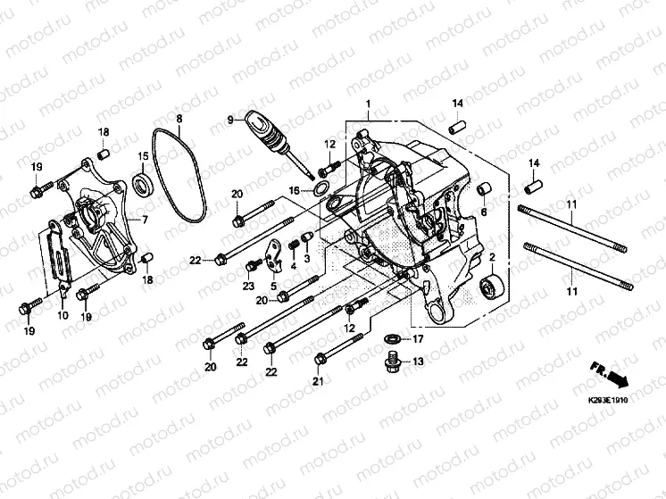 RIGHT CRANKCASE