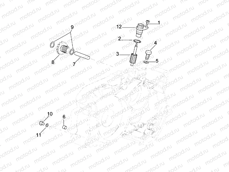 Right crankcase