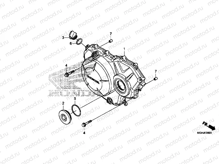 RIGHT CRANKCASE COVER