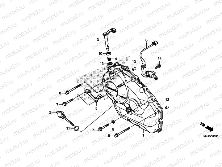 RIGHT CRANKCASE COVER