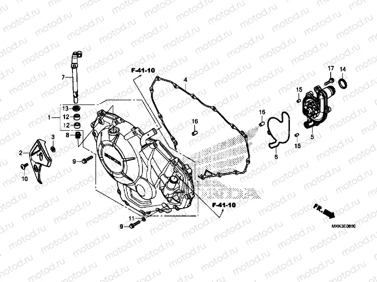 RIGHT CRANKCASE COVER