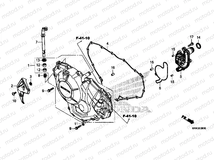 RIGHT CRANKCASE COVER