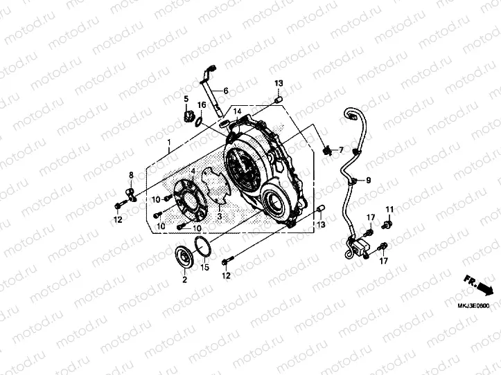 RIGHT CRANKCASE COVER