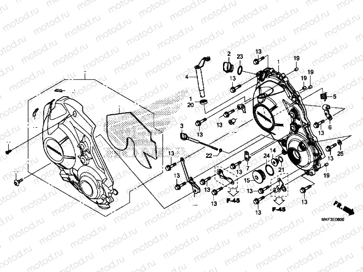 RIGHT CRANKCASE COVER
