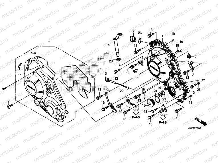 RIGHT CRANKCASE COVER