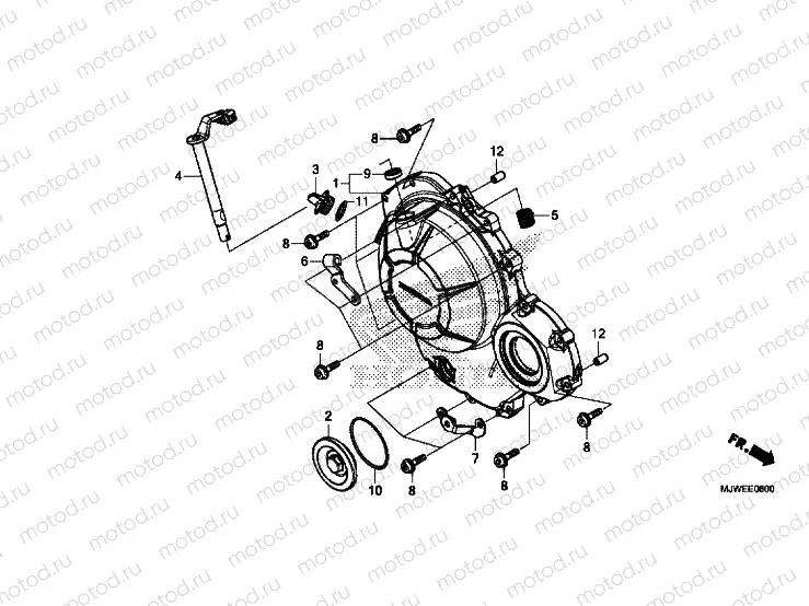 RIGHT CRANKCASE COVER