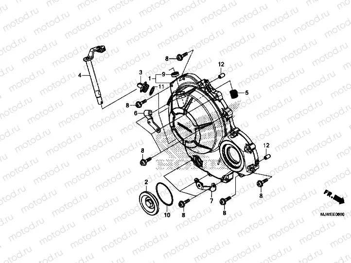 RIGHT CRANKCASE COVER