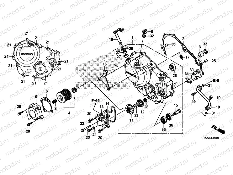 RIGHT CRANKCASE COVER