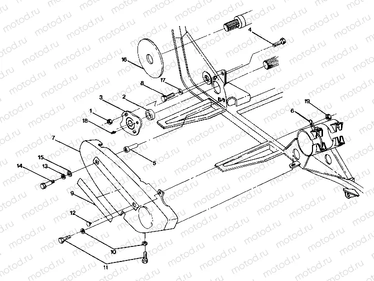 Right Hand Chain Cover Assembly (4916351635030A) | Right Hand Chain Cover Assembly (4916351635030A)