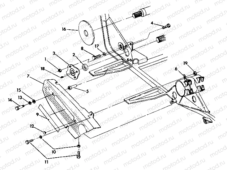 RIGHT HAND CHAIN COVER ASSEMBLY 6X6 (4919811981031A) | RIGHT HAND CHAIN COVER ASSEMBLY 6X6 (4919811981031A)
