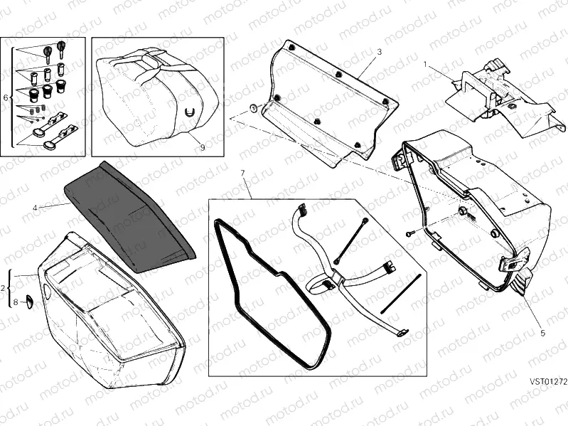 RIGHT PANNIER » ACCESSORIES