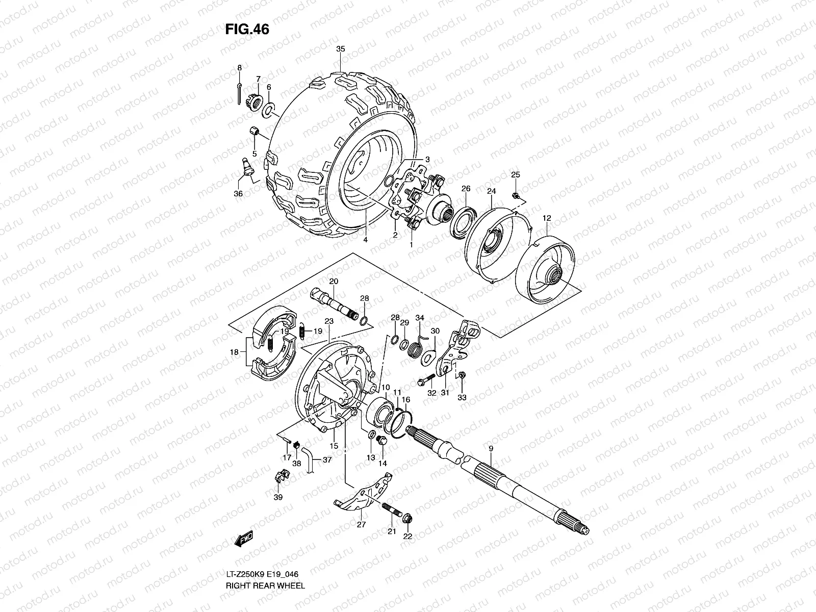 RIGHT REAR WHEEL