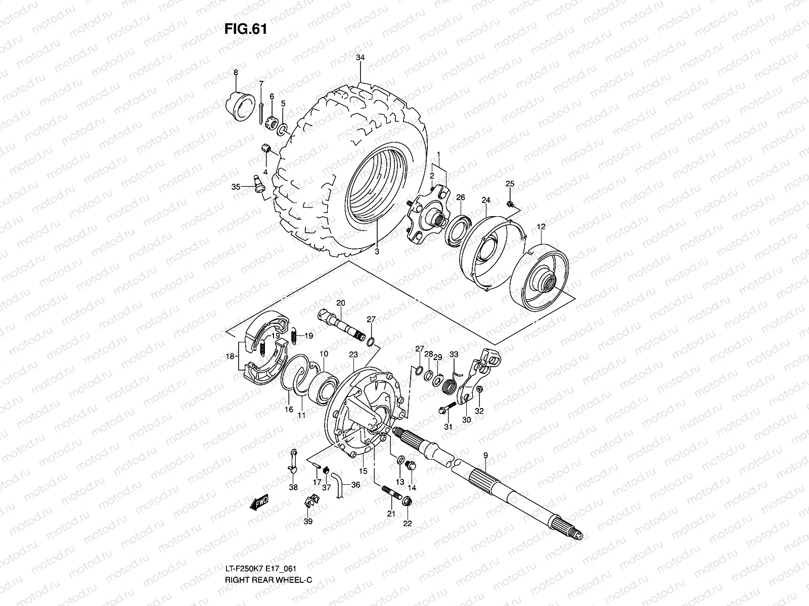 RIGHT REAR WHEEL