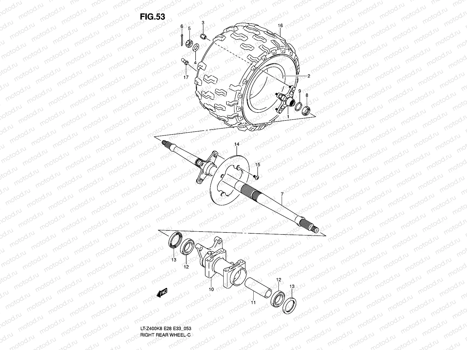 RIGHT REAR WHEEL