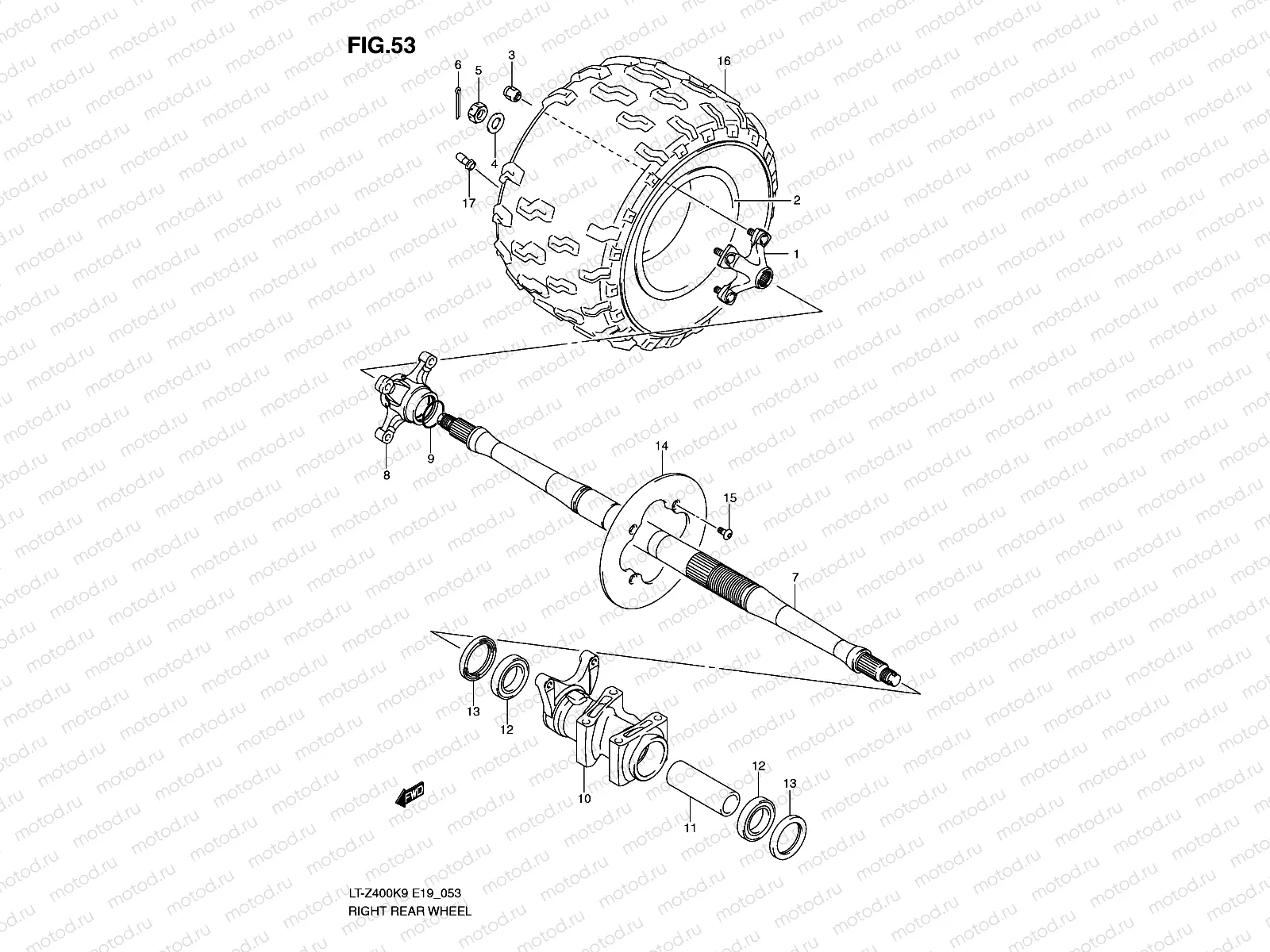 RIGHT REAR WHEEL