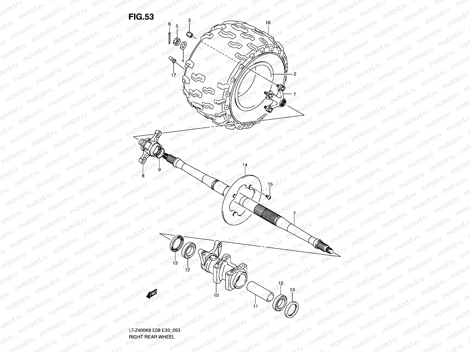 RIGHT REAR WHEEL
