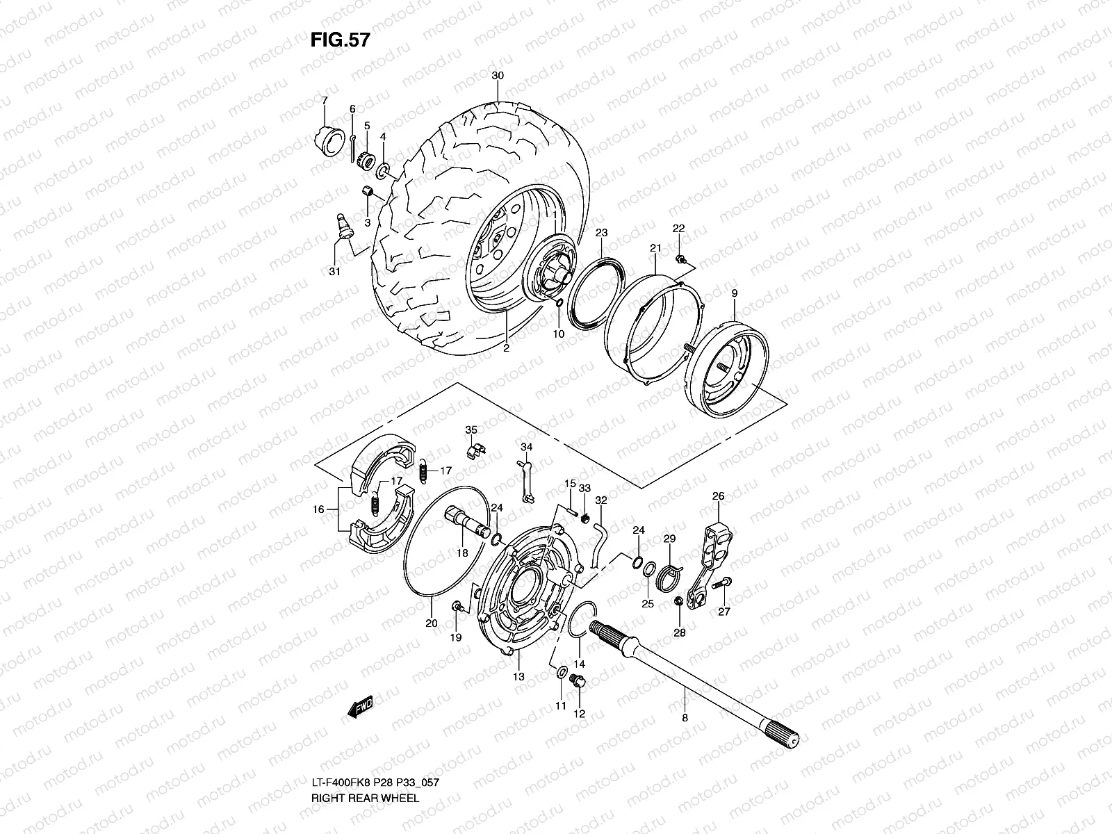 RIGHT REAR WHEEL