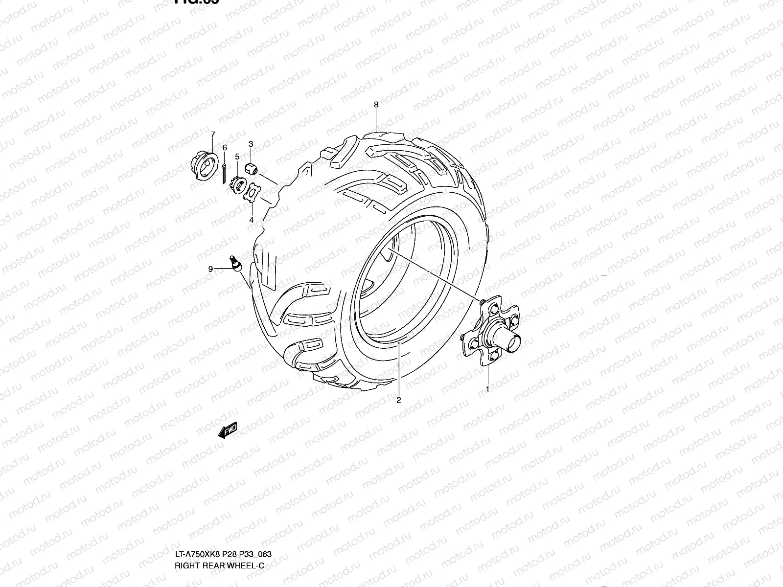 RIGHT REAR WHEEL