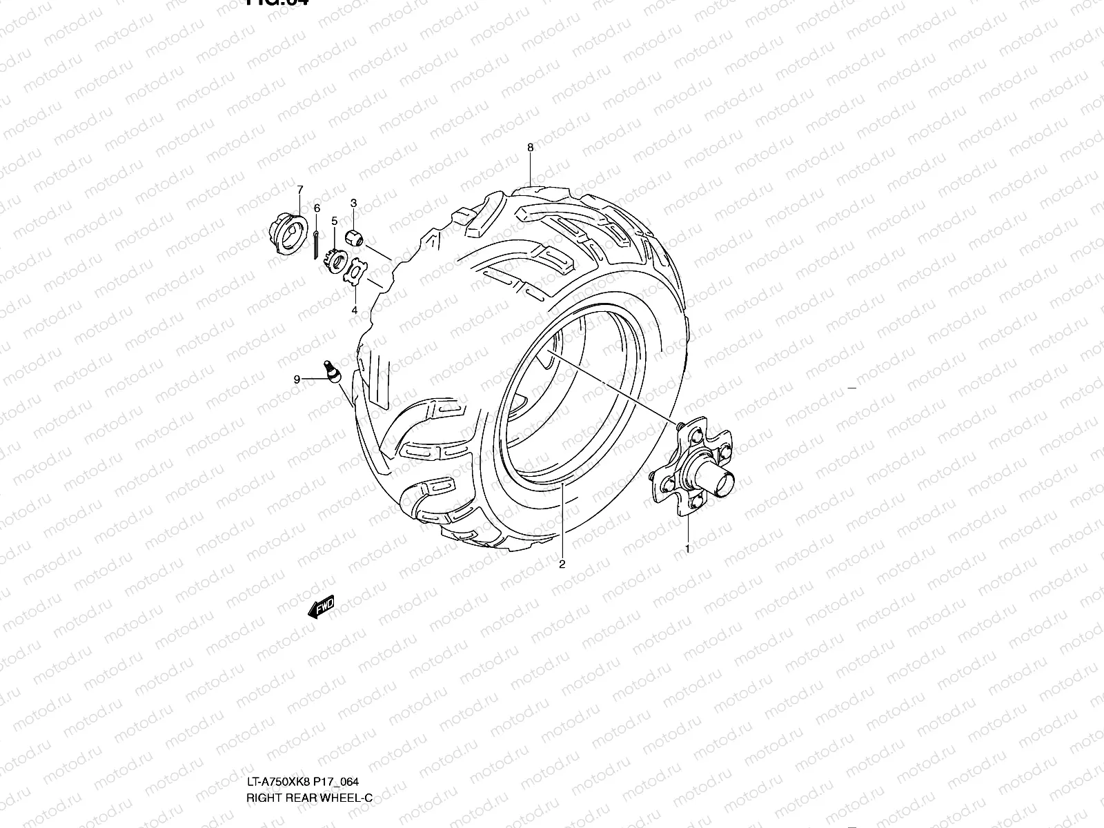 RIGHT REAR WHEEL