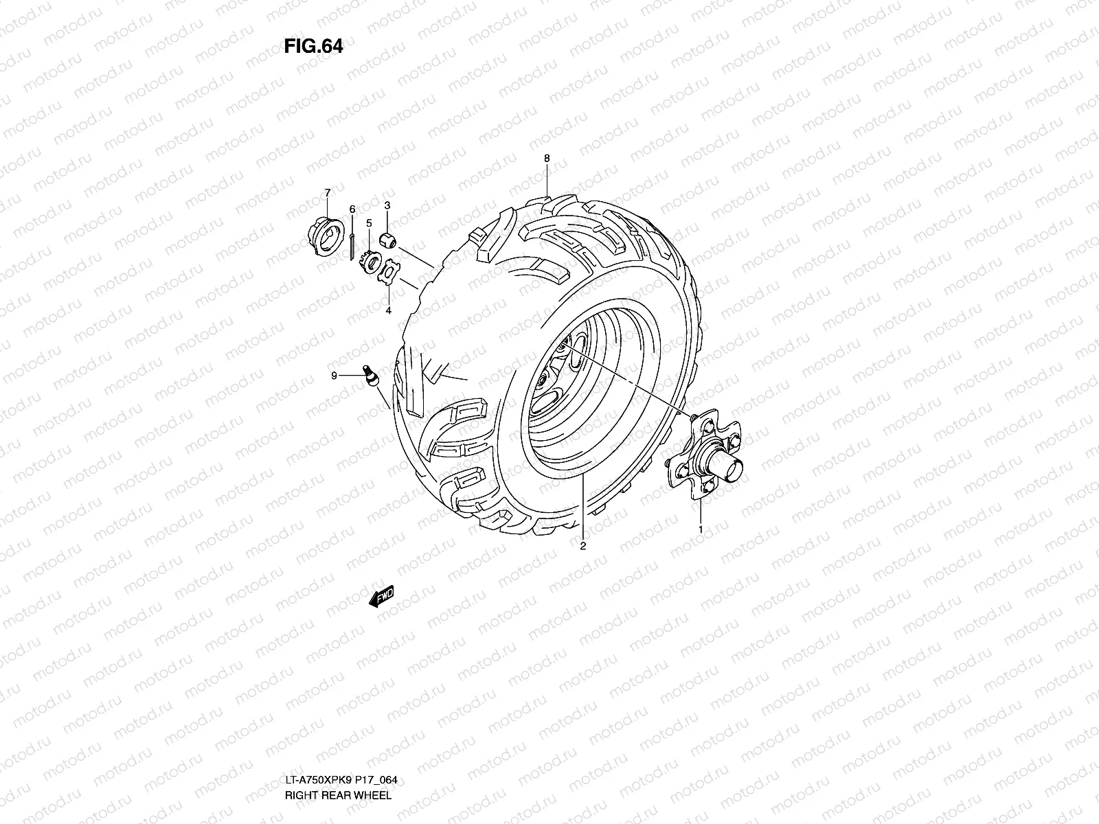 RIGHT REAR WHEEL