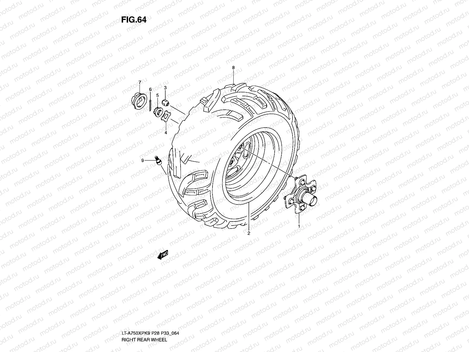 RIGHT REAR WHEEL