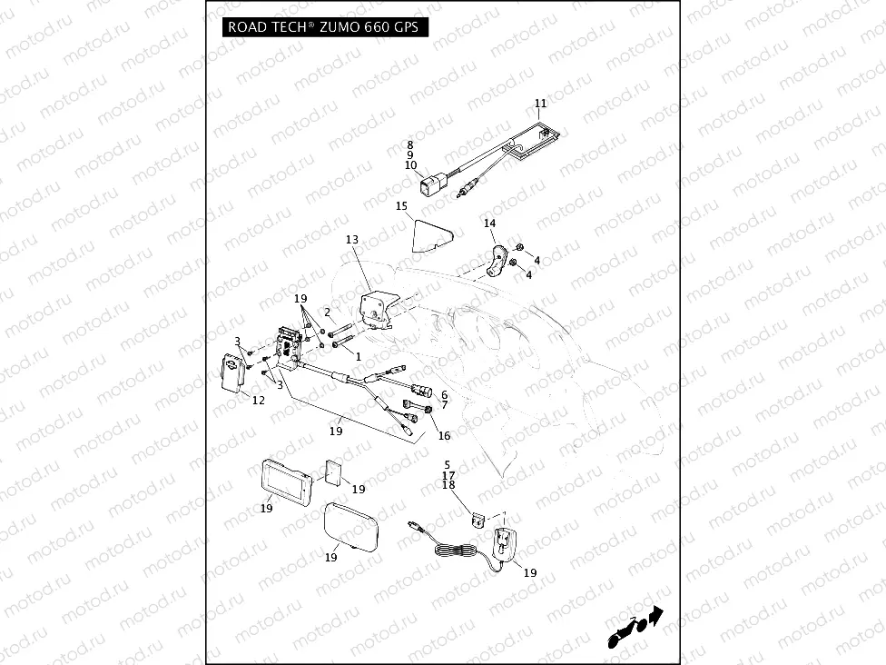 ROAD TECH ZUMO 660 GPS