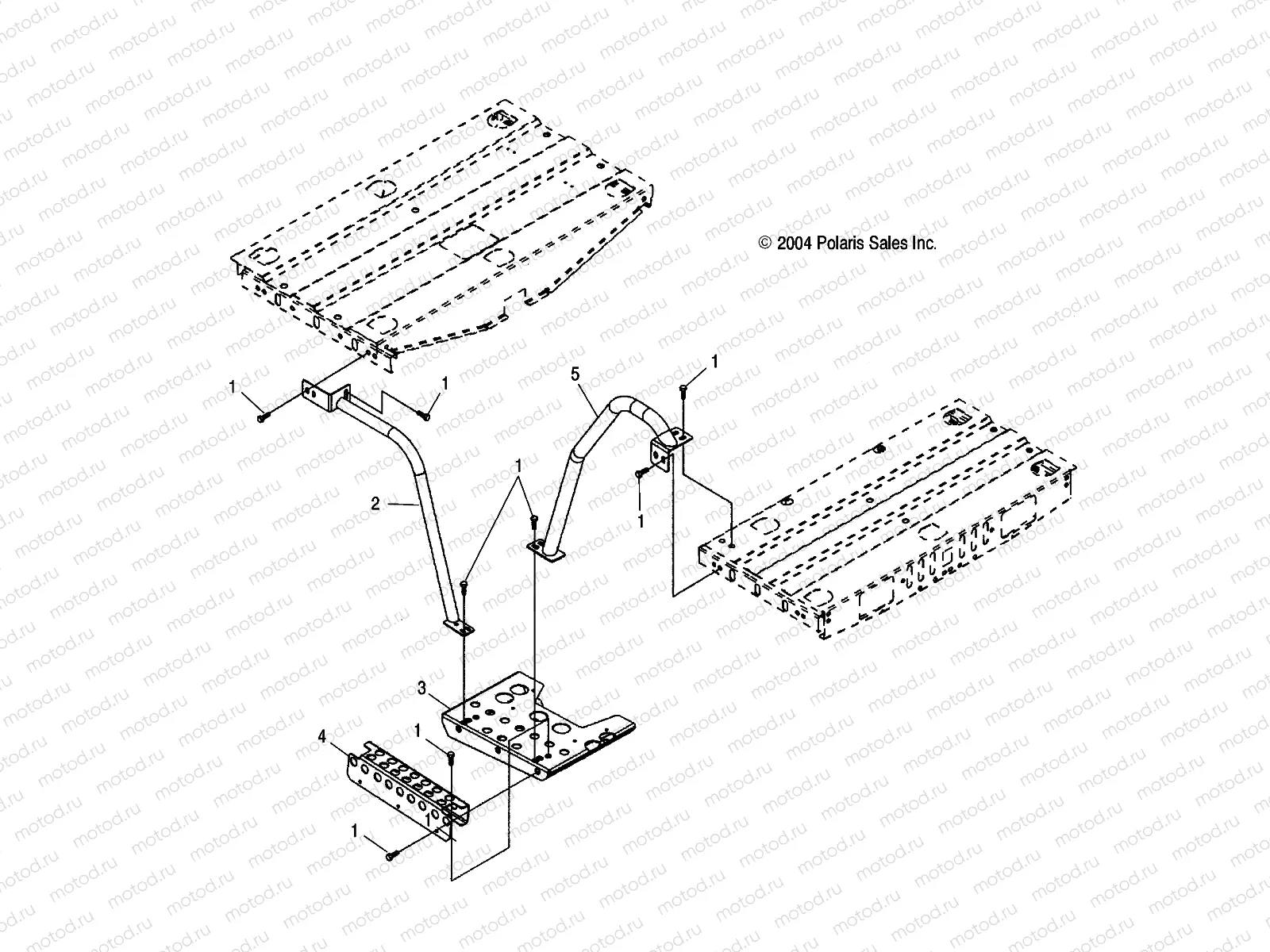 ROLLBARS - A05MH68AP (4999609960A09) | ROLLBARS - A05MH68AP (4999609960A09)