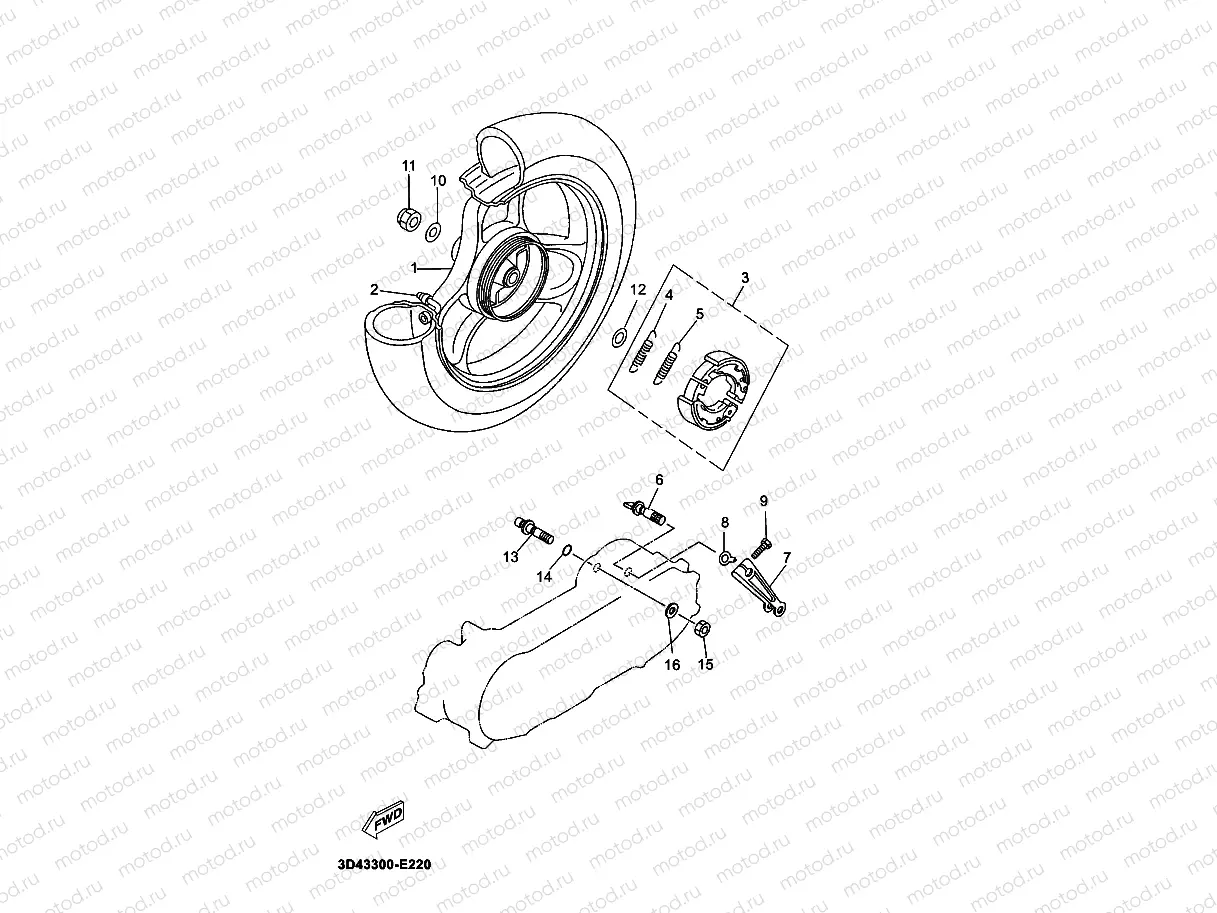 ROUE ARRIERE