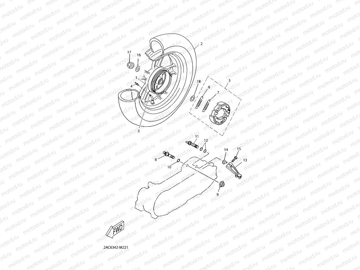 ROUE ARRIERE