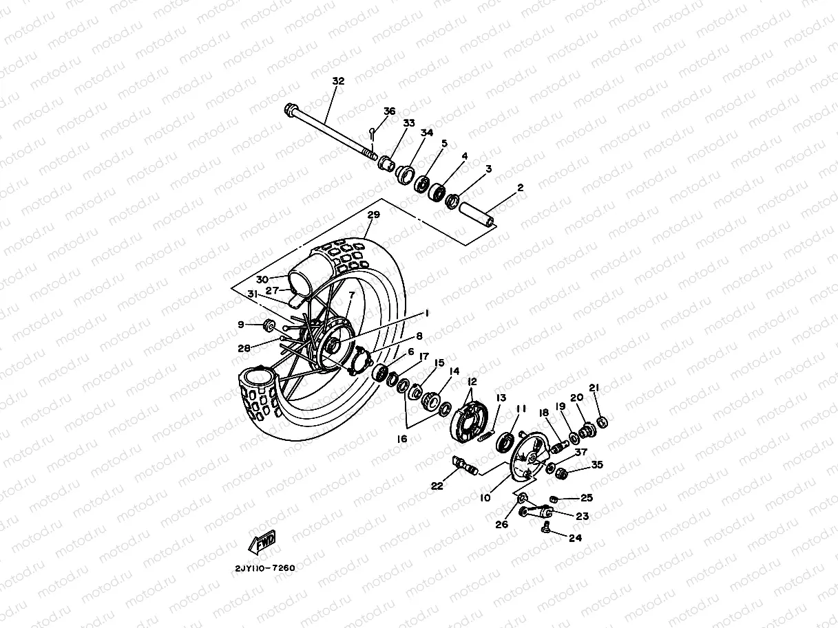 ROUE AVANT